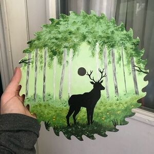 Handmade wall decoration- deer